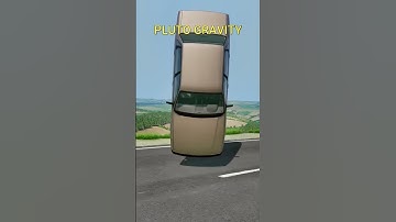 Jupiter gravity, Pluto gravity, Sun gravity comparison