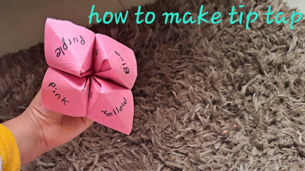 How To Make Tip Tap Toe With Paper Origami Sheet YouTube how-to-make-tip-tap-toe-with-paper-origami-sheet-youtube