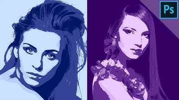 Monochromatic abstract portrait | PHOTOSHOP TUTORIAL