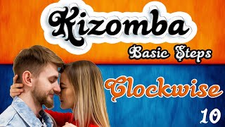 Kizomba Tutorial 10 : Clockwise | Basic Steps in Kizomba with @ArmandLaviniaKizomba
