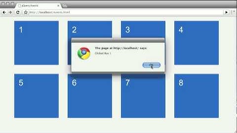 jQuery Events Part 1