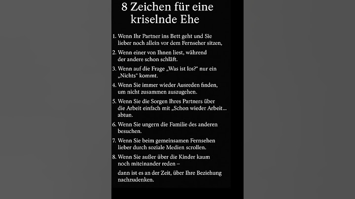 8 Zeichen für eine kriselnde Ehe – Zeit, die Beziehung ehrlich zu hinterfragen? #ehe #beziehungen