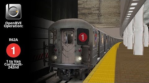 OpenBVE: 1 train from South Ferry to Van Cortlandt-242 St
