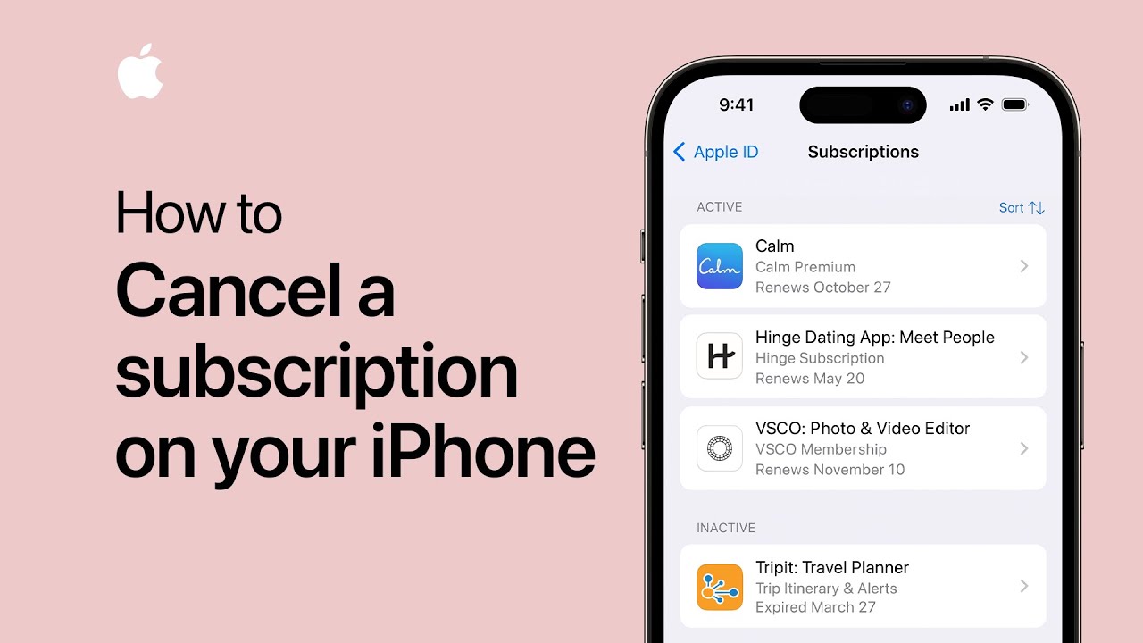 How do I cancel an app subscription