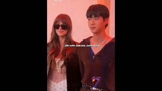 JIN with Dakota Johnson at the Gucci Event #jin #dakotajohnson #bts #shorts