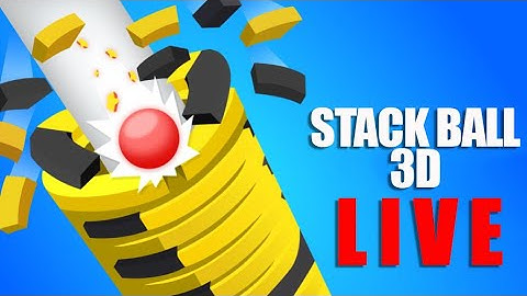 STACK BALL 3D IMPOSSIBLE  LEVEL   LIVE NOW    #gaming #stackball  #live