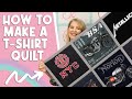 How To Make A Quilt As You Go T-Shirt Quilt (IN-DEPTH TUTORIAL)