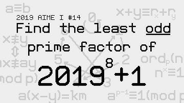 Harnessing the Power of Number Theory (2019 AIME I #14) #SoME4