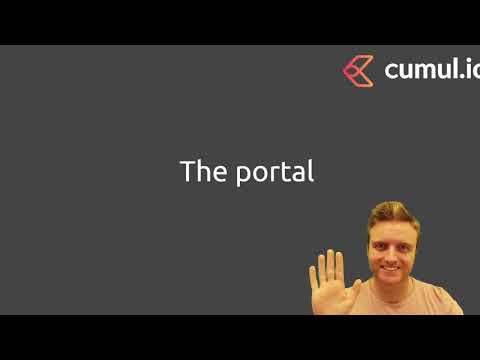 Webinar Cumul.io - The portal