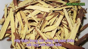 Hãy thận trọng khi uống trà cam thảo kết hợp với nhân trần || Sức Khỏe - Ẩm Thực