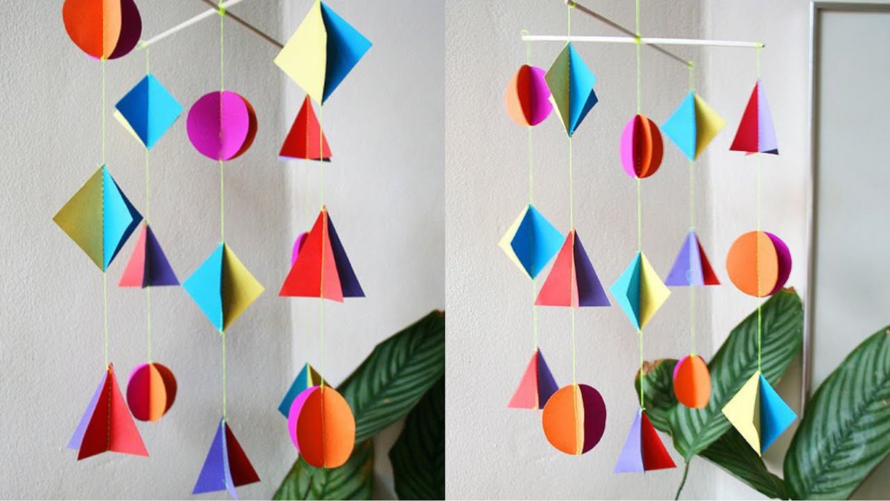 DIY Origami Craft Membuat Hiasan Jendela Dari Kertas Origami YouTube