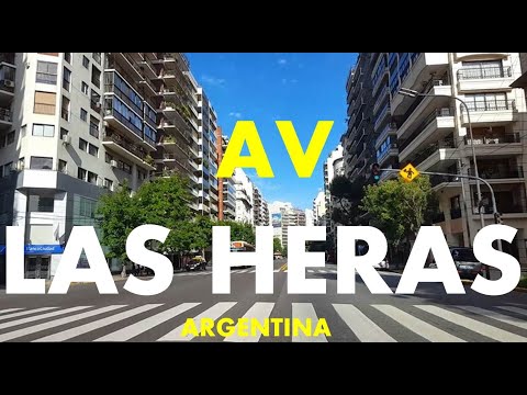 AV LAS HERAS RECORRIDO DESDE PLAZA #ITALIA HASTA LA PLAZA VICENTE LOPEZ BUENOS AIRES 2019 #ARGENTINA