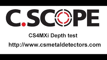 C.Scope CS4MXi 6" 2D search head depth test