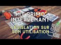 Kit 1er secours durgence pour primo intervenant et lgislation sur son utilisation