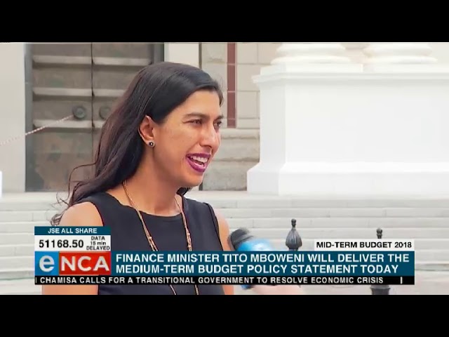 Finance Minister Tito Mboweni will deliver his first mid-term budget speech today