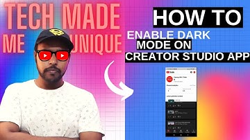 yt studio dark theme | Enable dark mode in YouTube creator studio app | YouTube studio dark mode