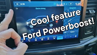 Ford Powerboost cool feature!  2023 and 2024 Ford F-150!