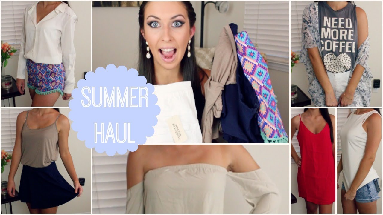 SUMMER HAUL | Tobi, Forever 21 & More | Courtney Lundquist - YouTube