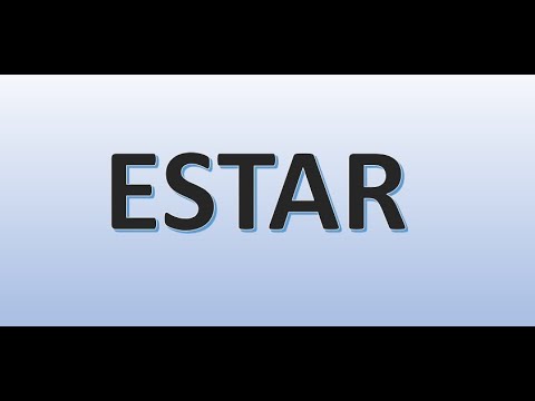 Estar - to express locations and states of being