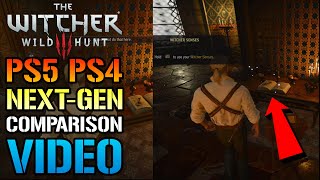 The Witcher 3: PS5 \& PS4 NEXT-GEN Comparison Video, Ray Tracing \& Performance Mode Details