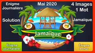 4 Images 1 Mot - Jamaïque - Mai 2020 - Énigme Journalière + Énigme bonus Solution screenshot 5