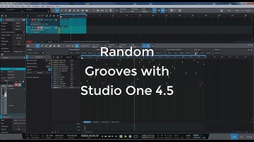 Random Grooves with Studio One