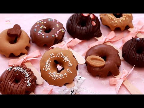 Super Easy Chocolate Donuts for Valentines Day