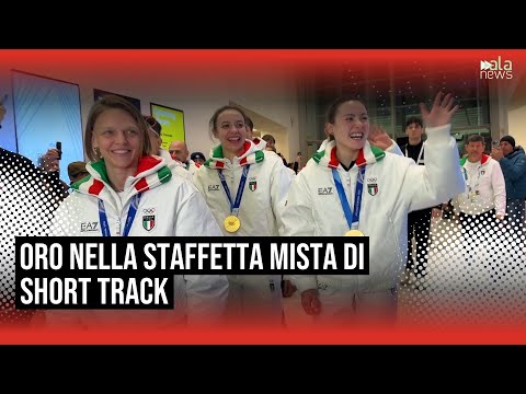 Video Milano Cortina, l'Italia vince l'oro nella staffetta mista di short track