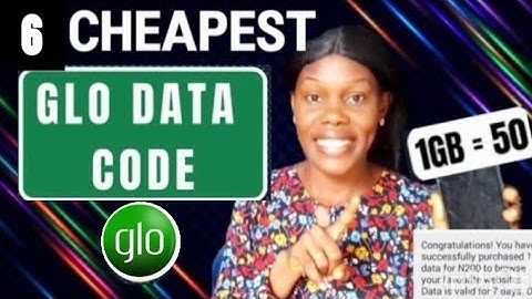 6 Code To Get Cheaper Data From GLO NETWORK | How to buy cheap data 2025
