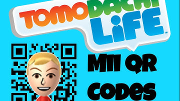 Tomodachi Life Mii QR Codes