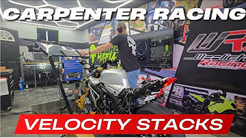 GSXR 1000 Carpenter Racing Velocity Stacks Equals BIG GAINS