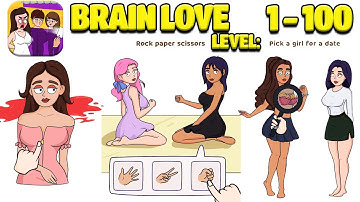 Brain Love Game - Complete level 1 - 100 Gameplay review - Azura Global (Andriod/IOS) SOLUTION