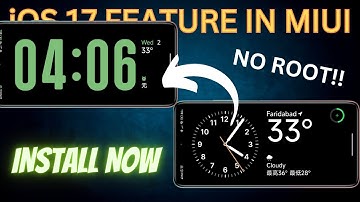 Hidden Setting - iOS 17 Standby Feature in Xiaomi devices without root