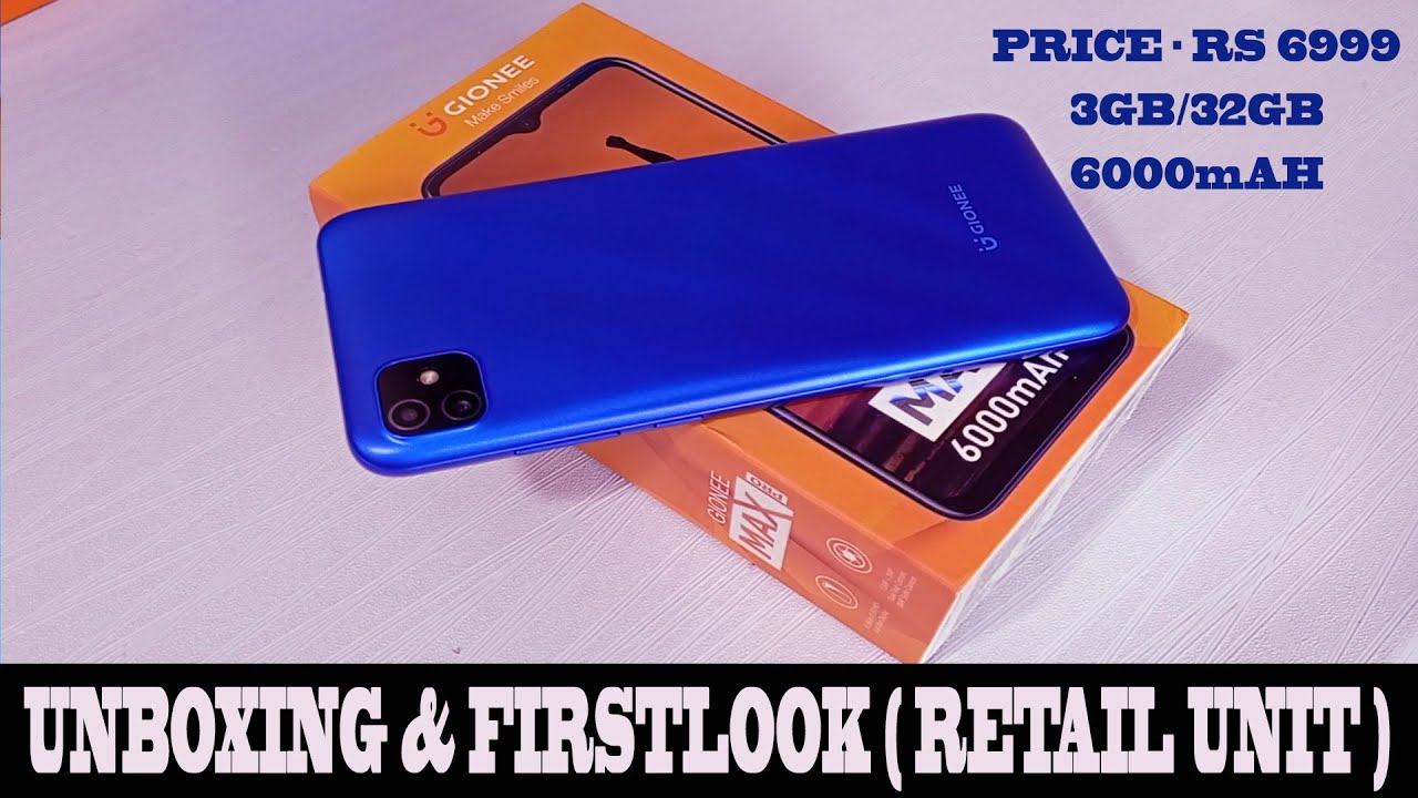 Gionee Max Pro unboxing & firstlook