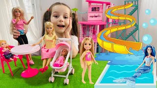 Barbie Videoları!Ada ile Rüya Evi Evcilik!Barbie Dream House Videoları,Kız Evcilik Bebek Oyunu#baby
