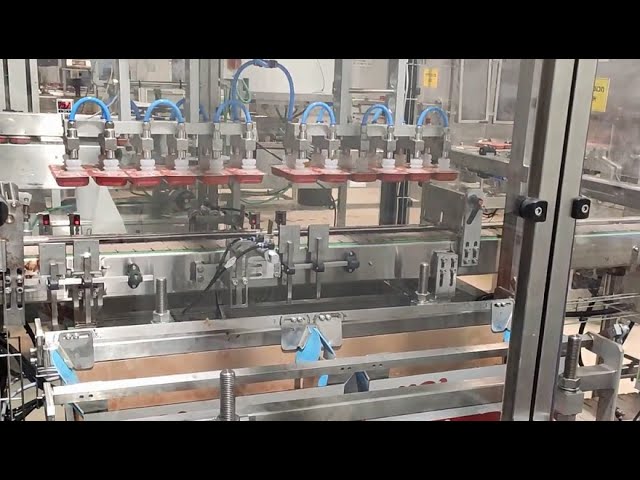 Complete packaging line for cups in to a box