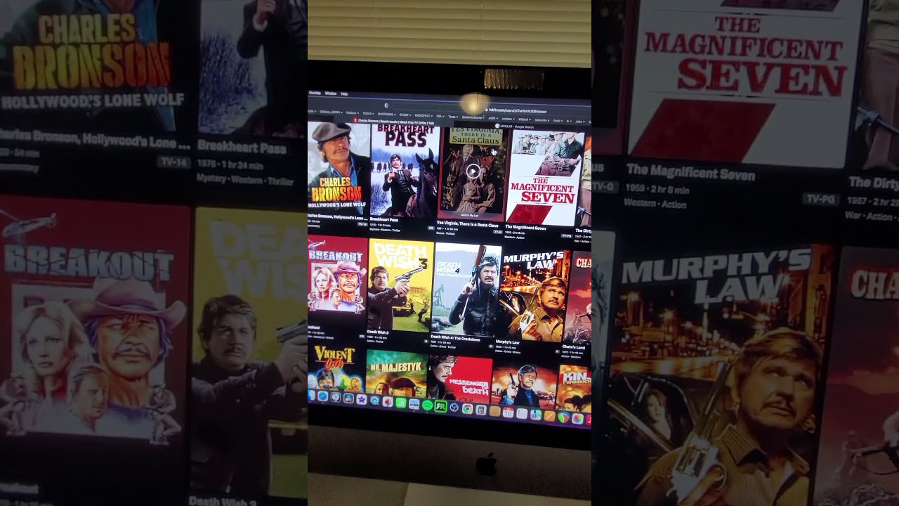free Charles Bronson films at TubiTV