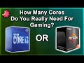 How Many Cores Do You REALLY Need For Gaming ???