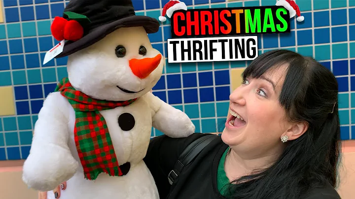 THRIFT WITH ME.  VINTAGE CHRISTMAS DECORE and PRESENTS ON A BUDGET.