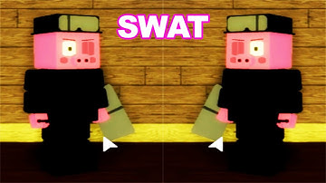 How to get “SWAT HELMET” BADGE + SWAT PIGGY MORPH in PIGGY RP [W.I.P] - [ROBLOX]