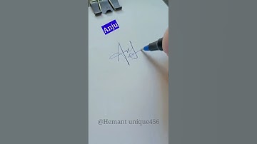 Anju name new signature ✨ #shorts #signature #logo #anju #trending #art