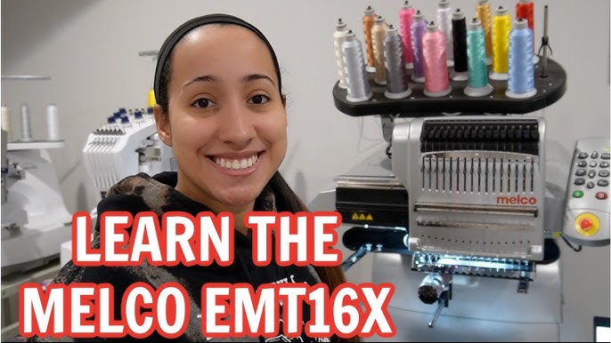 EMT16X —THE Commercial Embroidery Machine for Hats - Melco