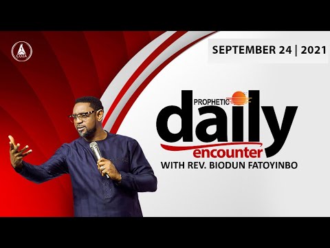 Daily Prophetic Encounter With Reverend Biodun Fatoyinbo. Friday 24-09-2021