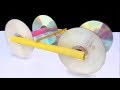 How to make a rubber band powered car  diy kids project