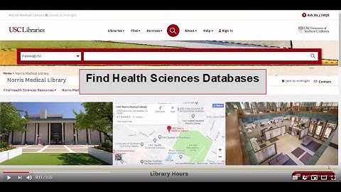 Find Health Sciences Databases