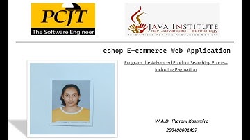 Web Project Task 20 | 1st Year | Java Institute | Tharani Kashmira