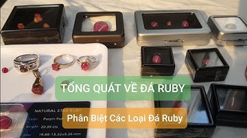 TỔNG QUÁT VỀ RUBY THƯỜNG GẶP VÀ CÁCH PHÂN BIỆT CÁC ĐÁ RUBY