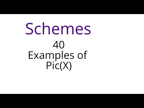 Schemes 40: Examples