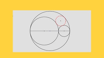 Dựng đường tròn tiếp xúc với 3 đường tròn cho trước #GeoGebra
