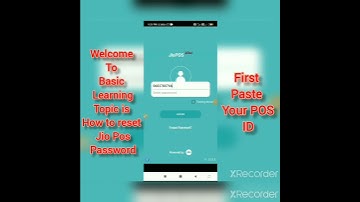 Ajj is Video Me , Me Retailers ko bataynga ki Jio POS Password krse reset ya change kare full proces